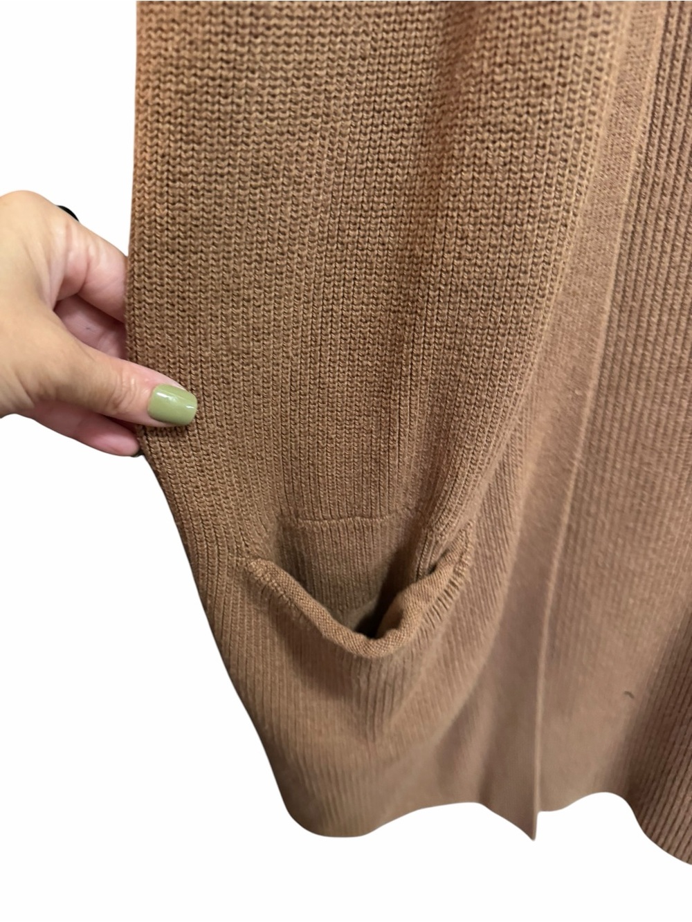 Old Navy Open-Front Brown Cardigan Sweater size XL - Picture 4 of 5